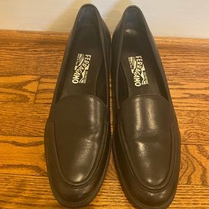 Salvatore Ferragamo women’s leather loafers Sz 10.5. Worn only a couple of times